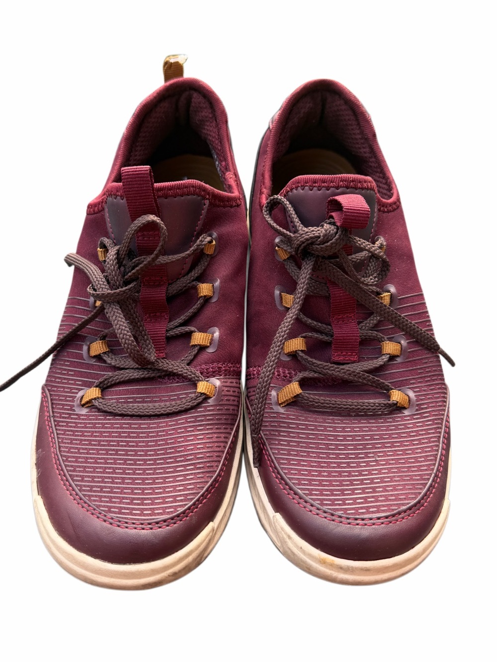 BareTraps Burgundy Lace-Up Athletic Sneakers